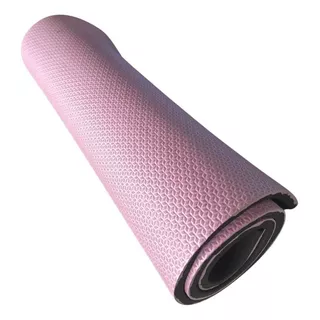 Colchonete Yoga Pilates Fitness Ginastica 1m X 50cm X 10mm Cor Pink