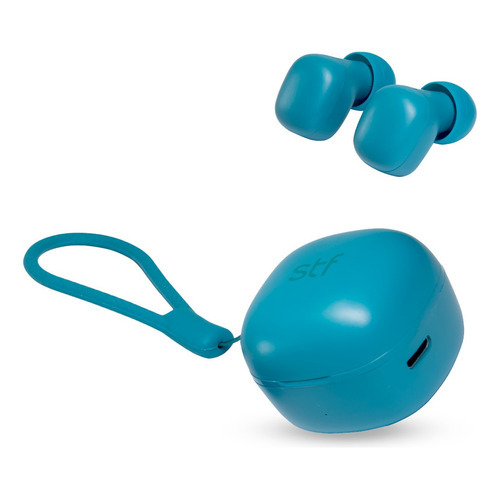 Audífonos Inalámbricos Mini Bit Stf Color Azul