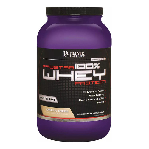 Prostar Whey Protein 2 Lb 907 Gr Ultimate Nutrition Proteína Suero Lacteo Sabor Vainilla