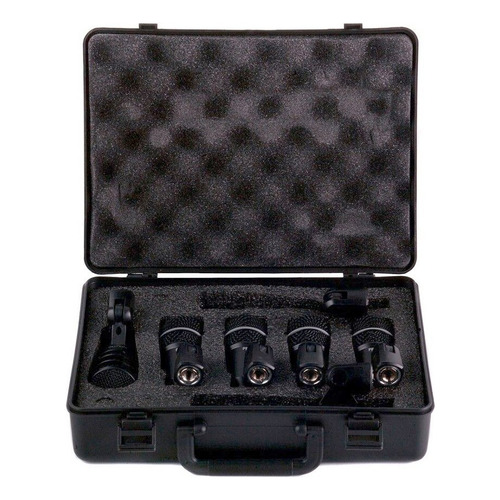 Set De Microfonos Para Bateria 7 Pza Superlux Drka5c2 Color Negro