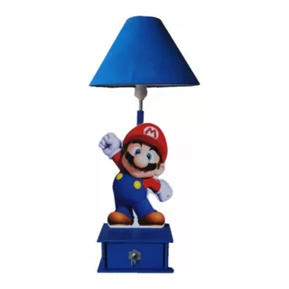 Lámpara De Buro O Tocador De Super Mario Bros 8 Piezas