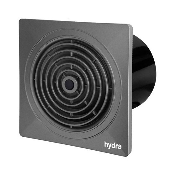 Extractor De Aire 150mm Cocina Baño Cromado O Grafito Hydra