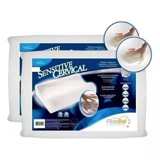 Pack 2 Almohada Inteligente Funda Lavable Cervical Sensitive