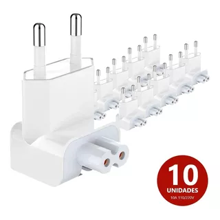 10x Plug Tomada Adaptador Para Macbook, iPhone,iPad Apple Br