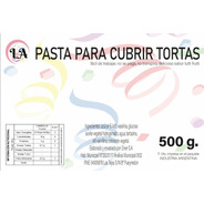 Pasta Cubretortas - Fondant X 500gr - Blanca/ Lauacu