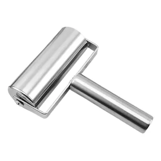 Rolo De Massa Aço Inox Com Cabo 17cm Cozinha Receitas - Wp