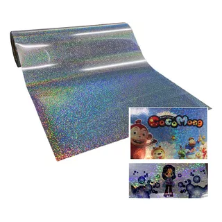 Vinilo Autoadhesivo Holográfico Sublimable Sticker Moritzu