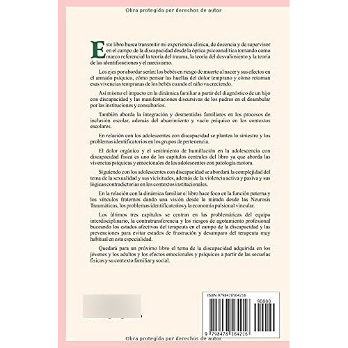 Libro Discapacidad : Reflexiones Psicoanaliticas E Intervenc