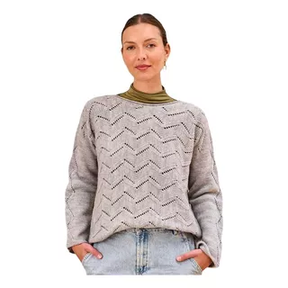 Sweater Calado Oversize Zorzal. Mauro Sergio