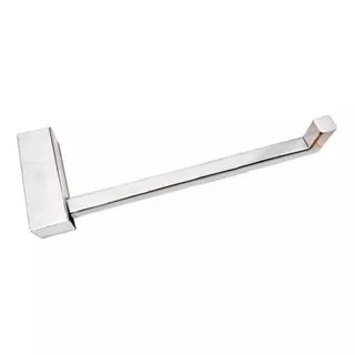 Porta Toalha De Rosto Quadrado Aço Inox - Ilhéus Cor Cromado