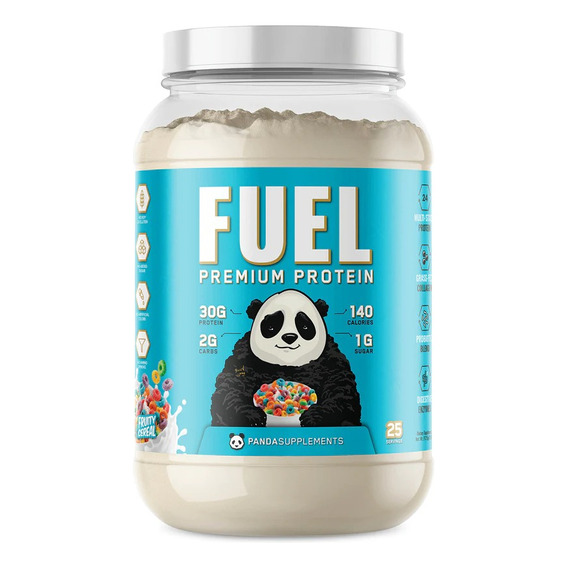 Proteina Fuel Panda Supplements Premium Protein 2 Lb 25 Serv Sabor Fruity Cereal