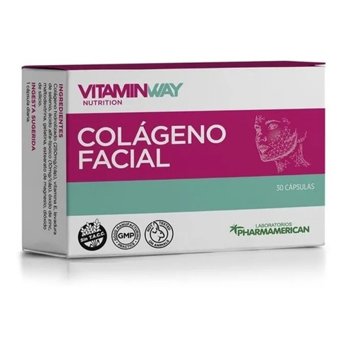 Vitaminway Colágeno Facial 30 Cápsulas