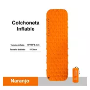 Naturehike - Colchoneta Inflable Ultraligera 1 Plaza Naranja