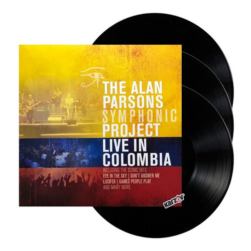 Alan Parsons Symphonic Project Live In Colombia 3 Lp Vinyl