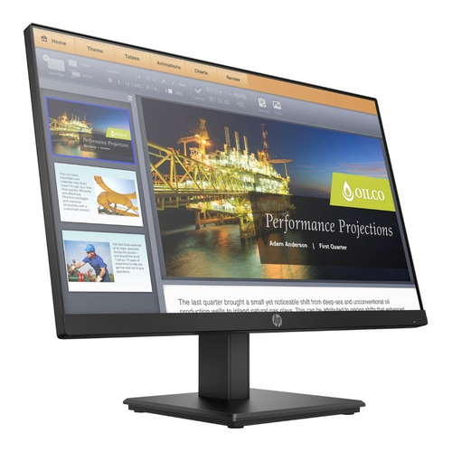 Monitor Hp P224 Ips 21.5 5qg34a8 Led Fhd Color Negro