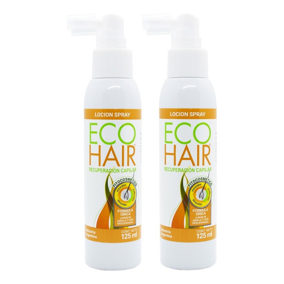 Eco Hair X2 Loción Spray Anticaída Crecimiento Capilar 125ml