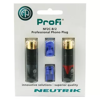 Neutrik Nf2c-b/2 Plug Rca Technics Toca Discos Dj 