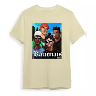 Camiseta Camisa Racionais Mcs Mano Brown Edi Rock Malha Top