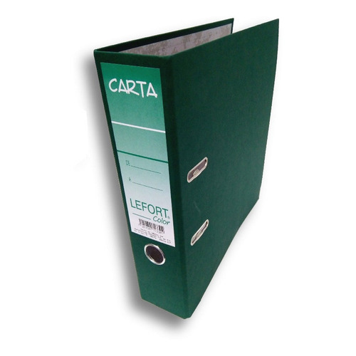 Registrador Carta Color Verde - Lefort 1330 /v
