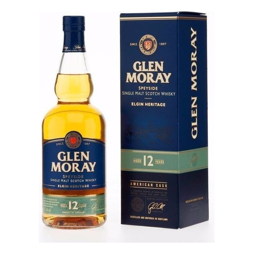 Whisky Glen Moray 12 Años Elgin Heritage Malt 700ml Escoces