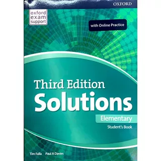 Solutions Elementary Student´s Book Pack - 3rd Ed