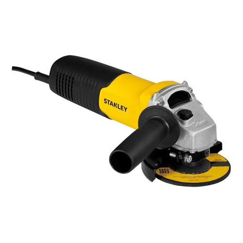 Miniamoladora angular Stanley STGS7115K10 color amarillo 710 W 220 V + accesorio