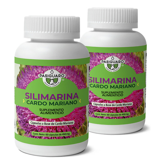 Silimarina 80% 60 Cápsulas De 450 Mg (duo Rinde 60 Días)