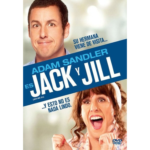 Jack And Jill Adam Sandler Pelicula Dvd 