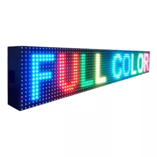 Letrero Led Programable 100 X 20 Full Color Publicitario P10