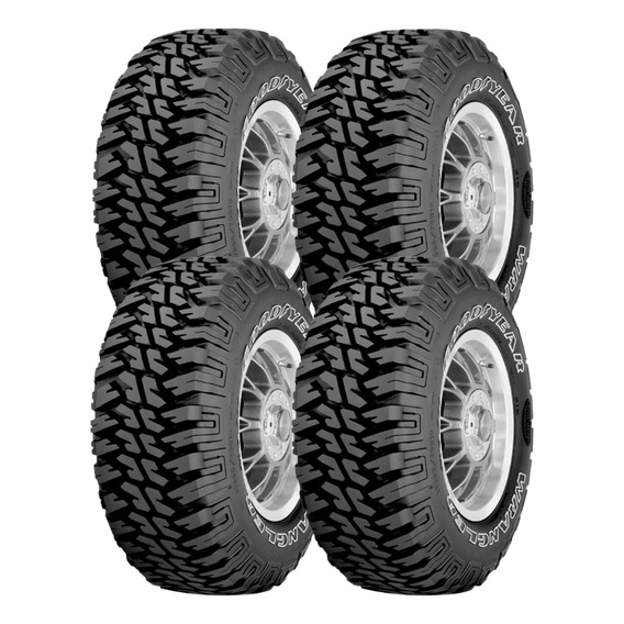 Cubierta Goodyear 33x12,5x15 Wrangler Mtr X4 Colocadas