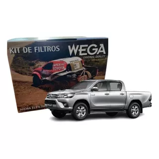 Kit Wega De 4 Filtros Toyota Hilux 2,8 Td 2016 En Adelante