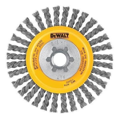 Rueda Entorchada De 6 PuLG. Dewalt Dw4937