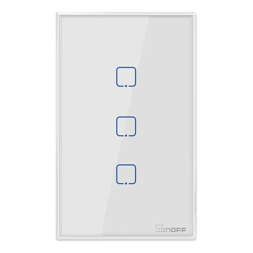 Apagador De Pared Touch On/off Sonoff T2us3c Smart Wifi