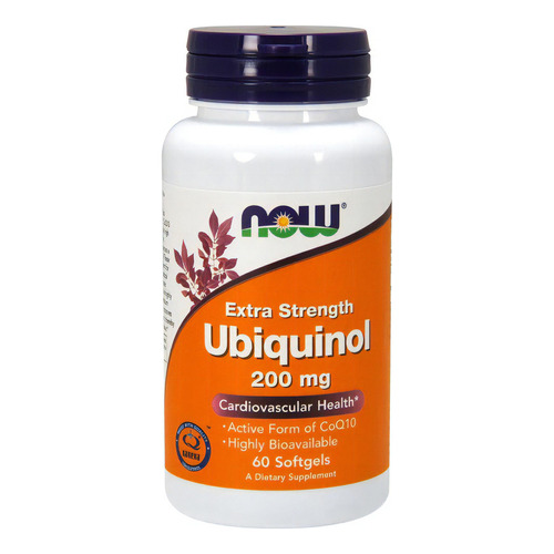 Ubiquinol NOW, 200 mg, 60 cápsulas blandas