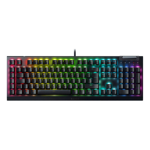 Teclado Gamer Razer BlackWidow V4 X - Yellow Switch - US Layout Negro