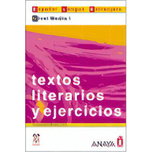 Textos Literarios Y Ejercicios. Nivel Medio I, De Bados Ciria, Cepción. Editorial Anaya Ele, Tapa Blanda En Español