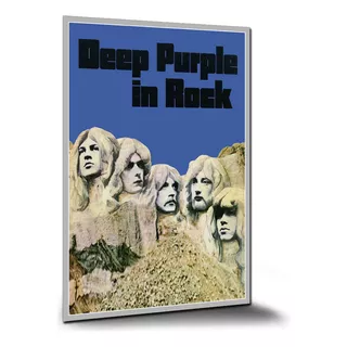 Pôster Deep Purple Blackmore Gilan Pôsteres Placa 60x42cm A