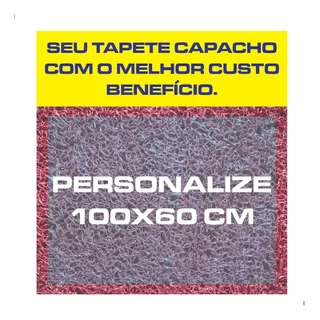 Tapete Capacho 100x60 Personalizado Loja Empresa Condomínio