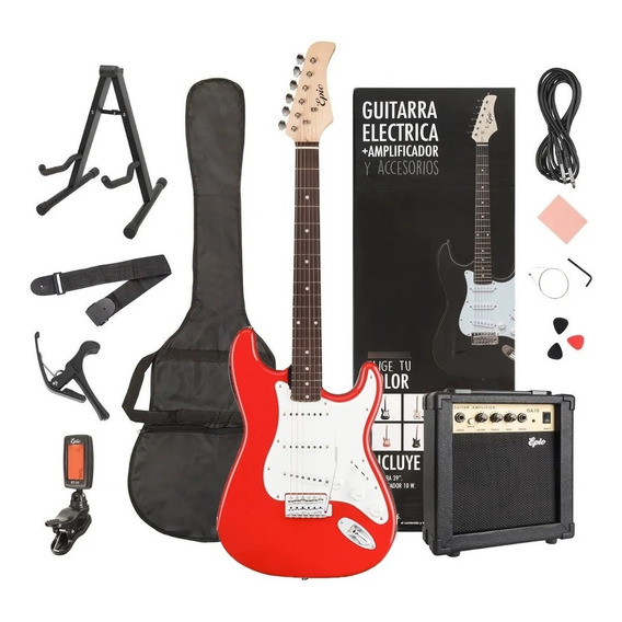 Pack Guitarra Eléctrica Epic 39  Set Amplificador Accesorios