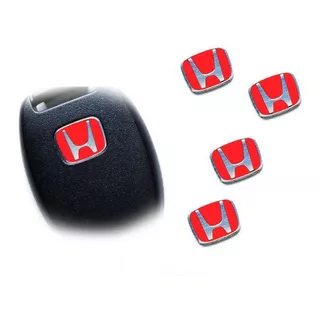 Insignia Logo Llave Rojo Honda Fit City Civic Crv Hrv Accord