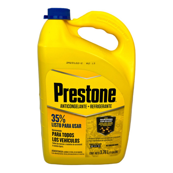 Refrigerante Anticongelante Prestone 35% Coolant 1 Galón