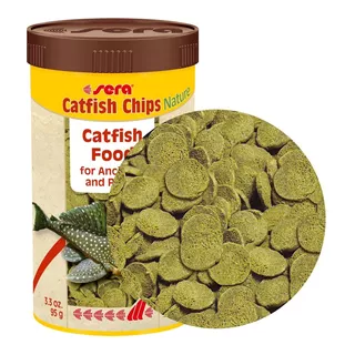 Ração Sera Catfish Chips Nature 95g (wels-chips) De Fundo