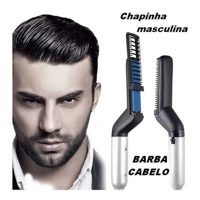 Chapinha Modeladora Alisadora De Barba E Cabelo Masculino