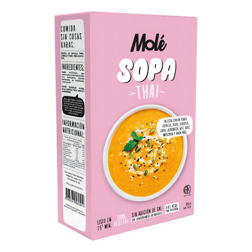 Sopa thai Molé 85 gramos