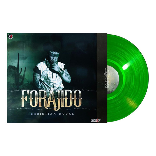 Christian Nodal Forajido Verde Green Lp Vinyl Versión del álbum Estándar