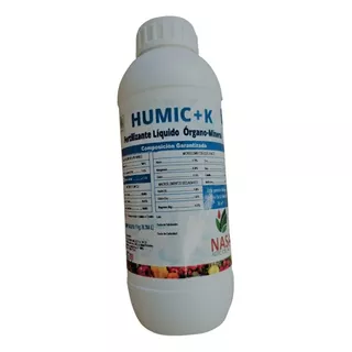 Fertilizante Orgánico Líquido Npk Humic+ K 1kg = 1ha Foliar