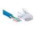 Conector Macho Rj-45 Cat-6 Com Guia Pacote Com 100 Unid