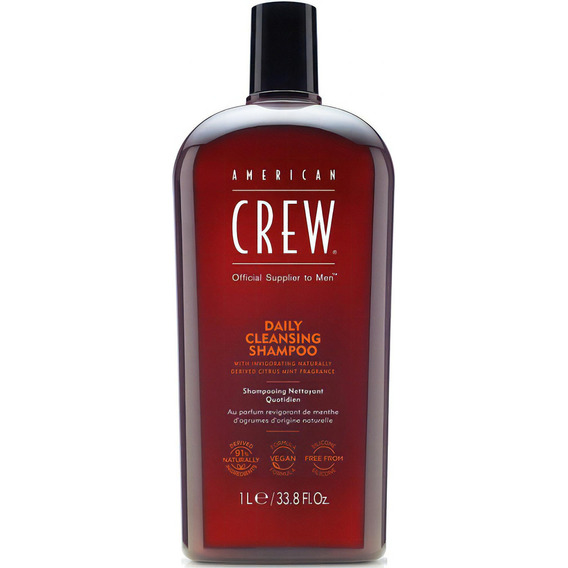  Shampoo Para Hombres Daily Shampoo American Crew Men 1000ml