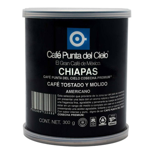 Café Punta Del Cielo Molido Región Chiapas 300g