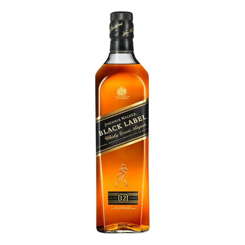 Whisky Johnnie Walker Black Label Blended Scotch 12 750 mL
